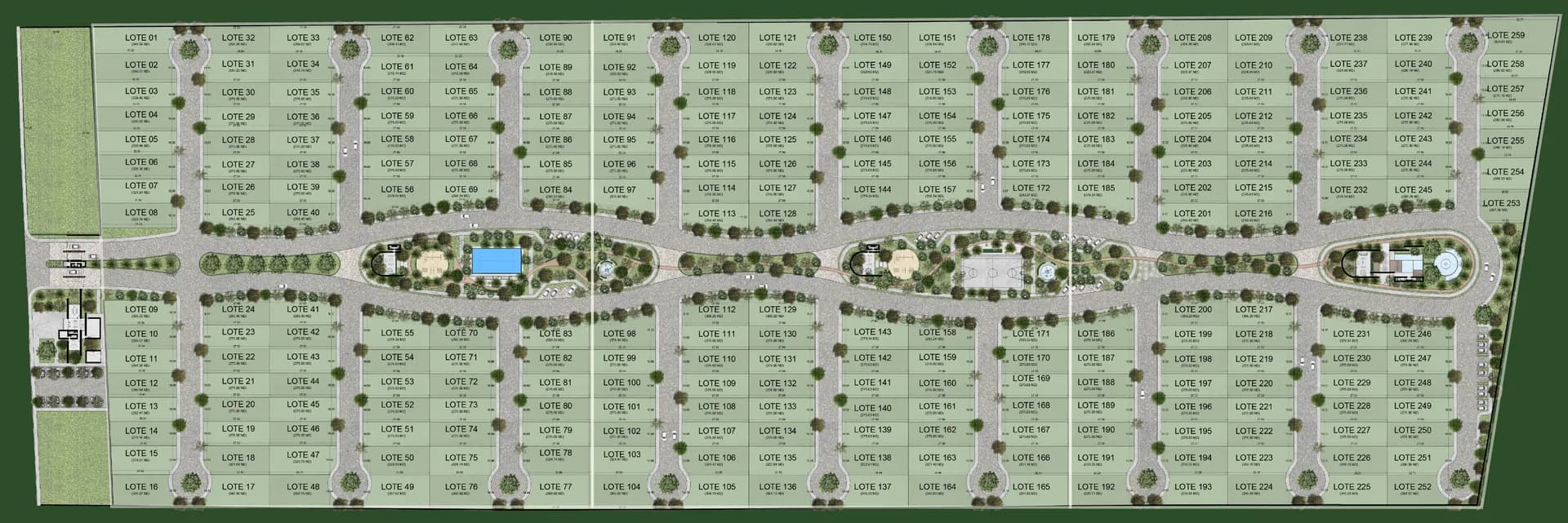 Masterplan de Camelia Privada Residencial