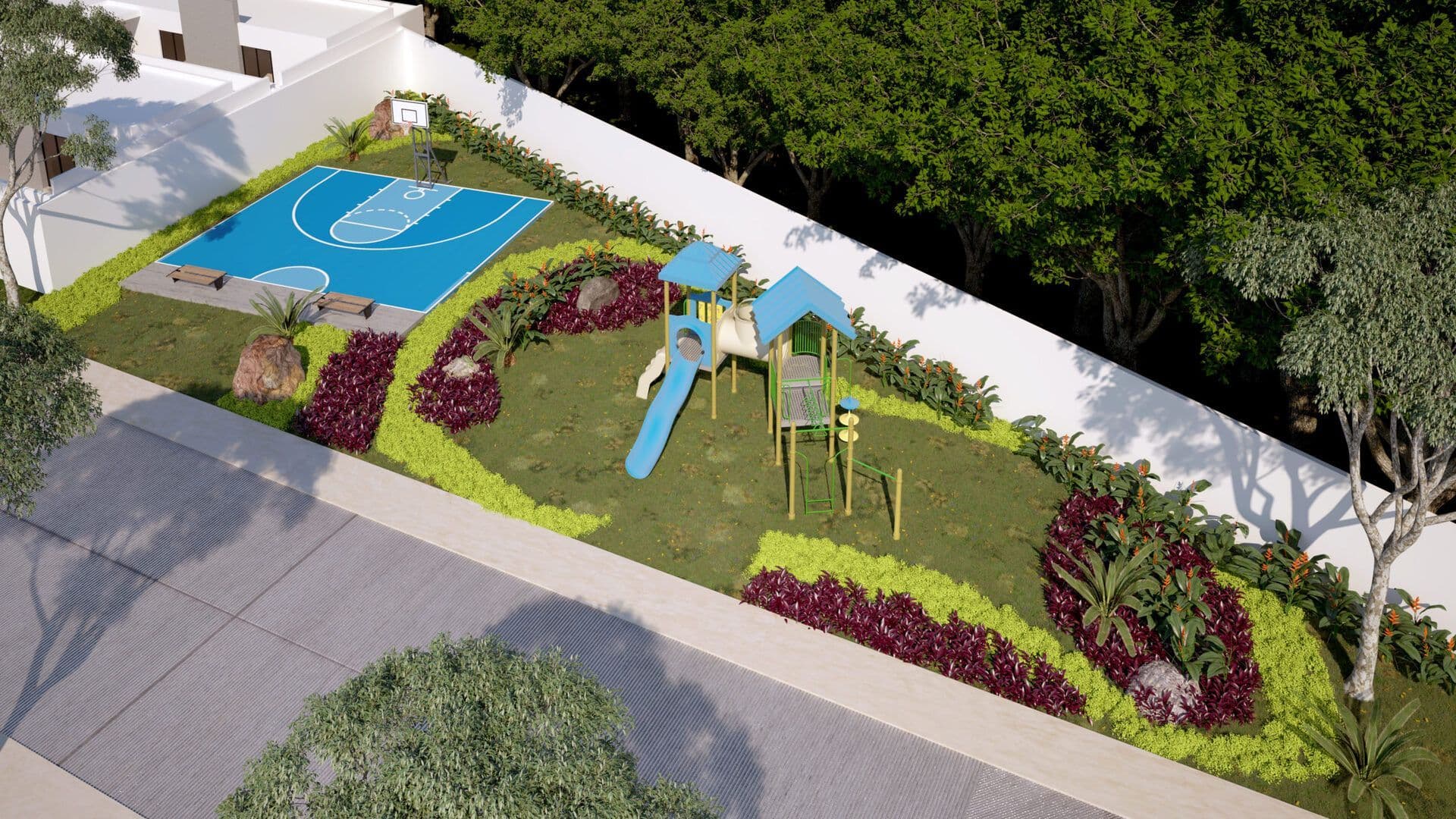 Parque infantil vista aerea scaled