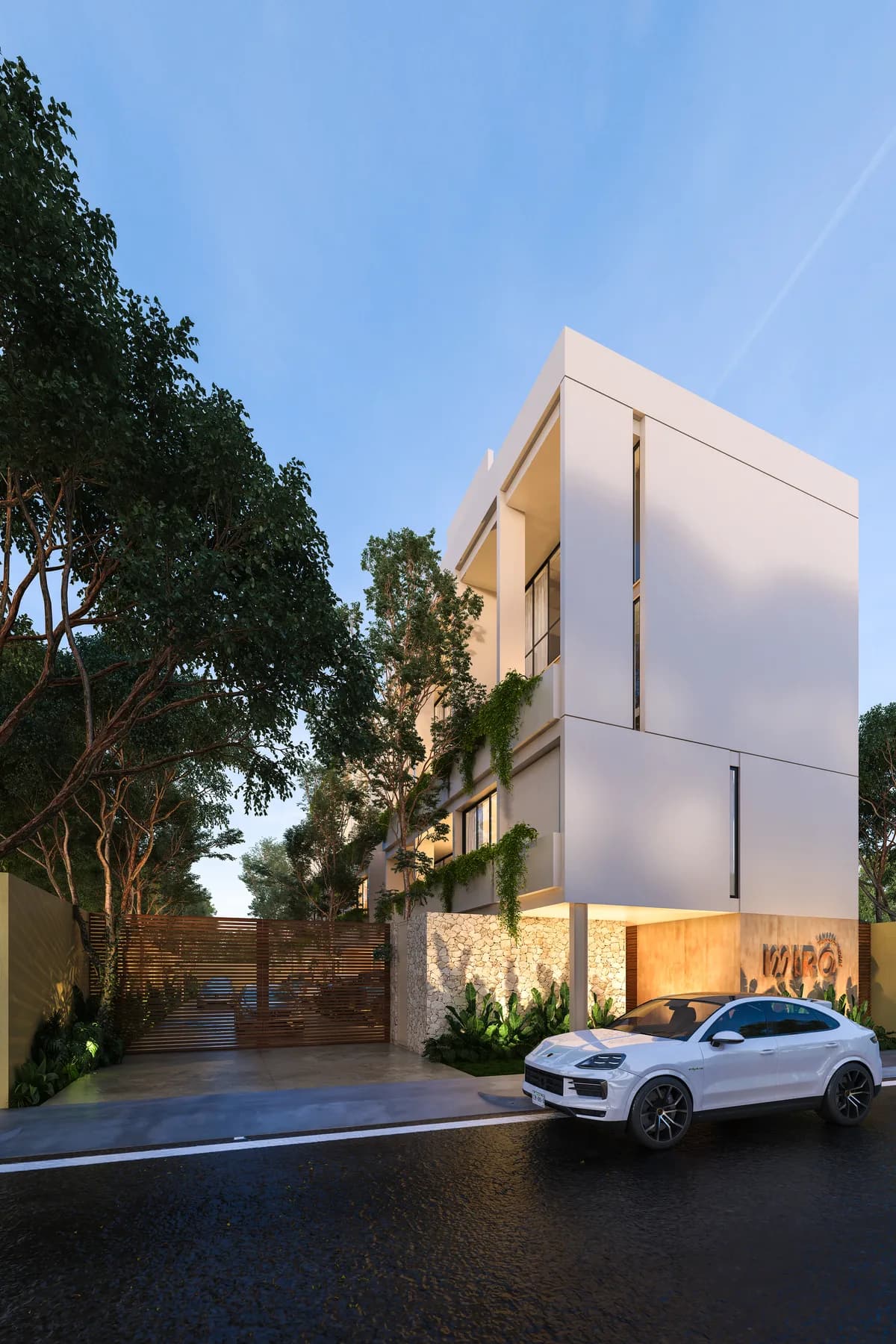 Fachada del desarrollo Miró en Mérida (render)