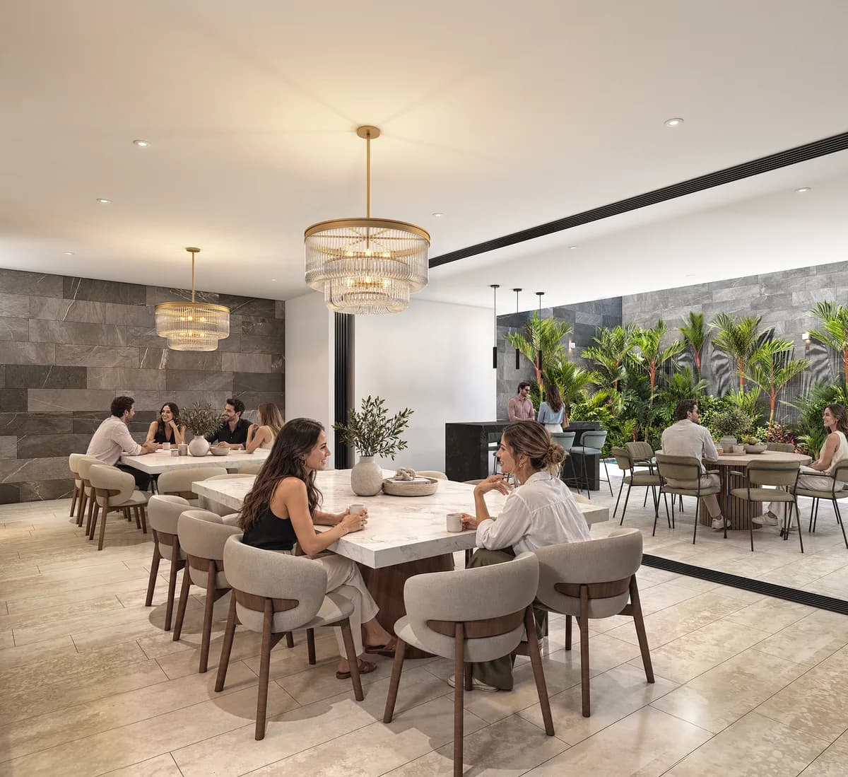 Amenidades del desarrollo Vaus en Mérida (render)