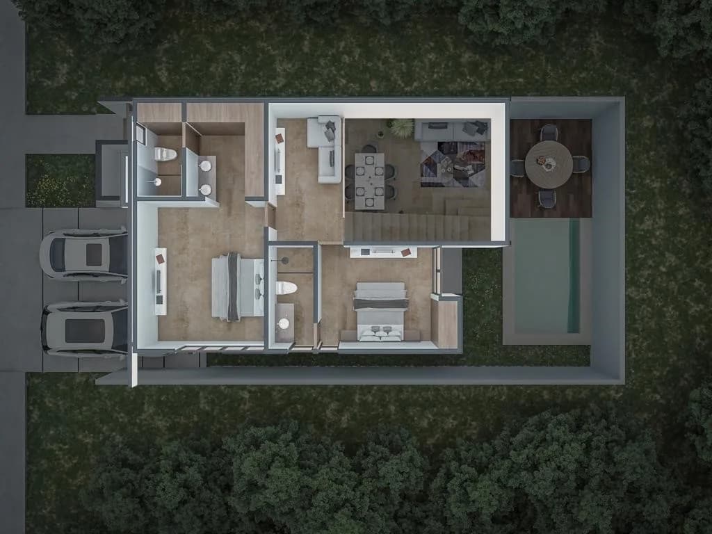 Planos Casa Valencia 54 - imagen 1