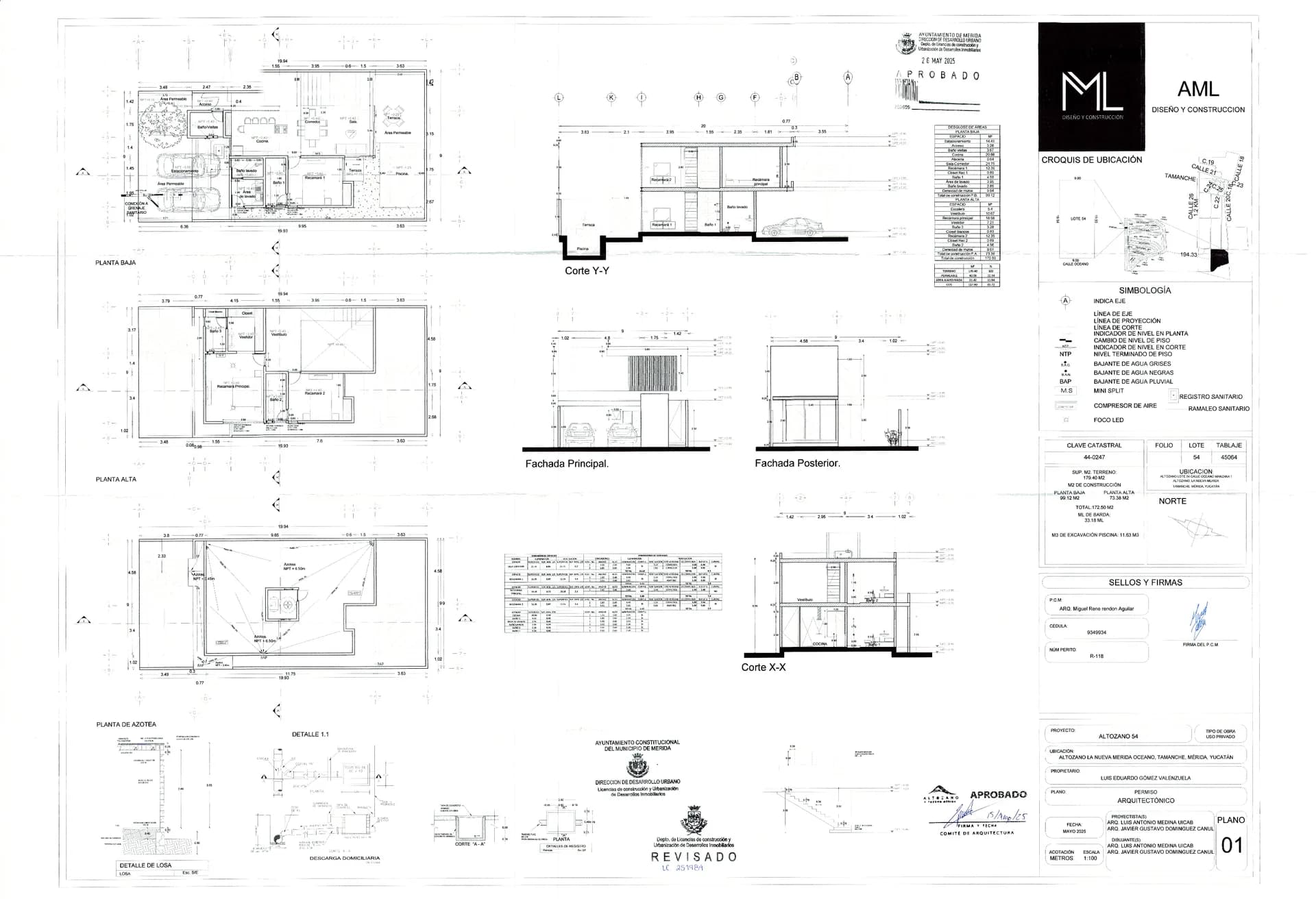 Planos Casa Valencia 54 - imagen 3