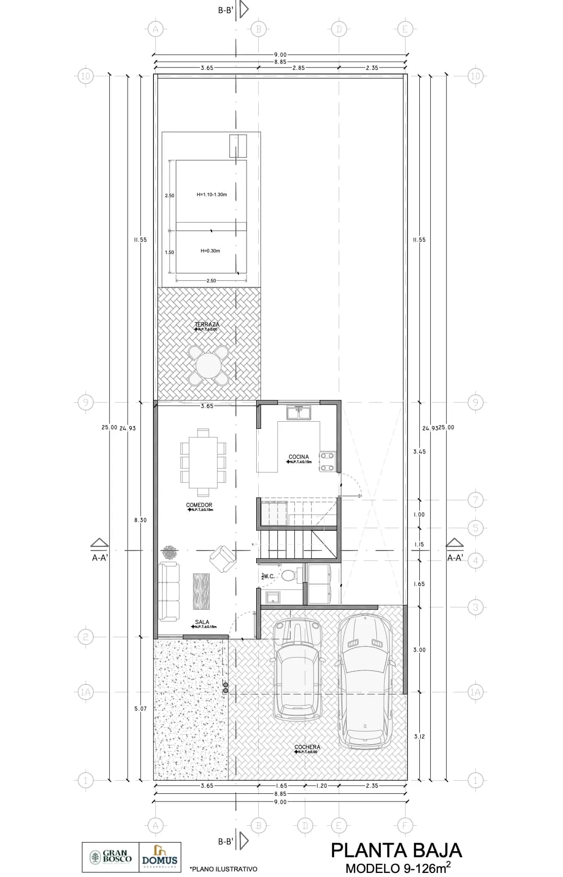 Planos Modelo A9-126 - imagen 2