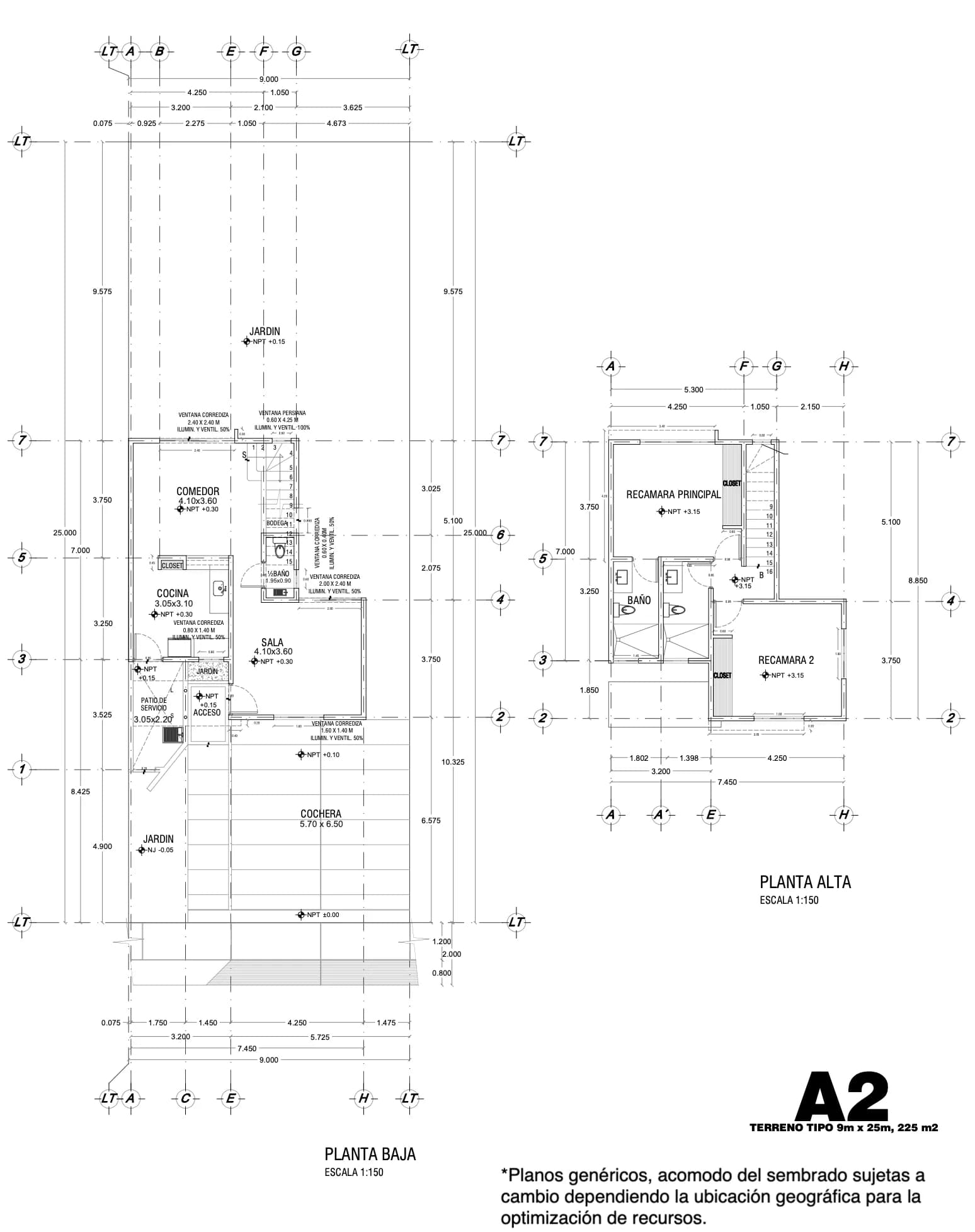 Planos Modelo A2 - imagen 1